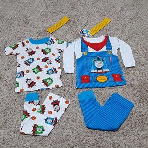 Little boys Thomas Train set of Pajamas NIP Size 12 months NWT.